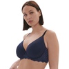 image:imageSimone Perele Womens Caresse 3D Plunge BraInk Blue
