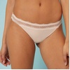 image:imageSimone Perele Womens Confiance Sheer BrazilianCut Tanga ThongPetalnude