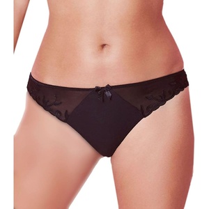 image:imageSimone Perele Womens Andora Cotton ThongBlack