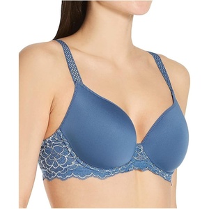 image:imageSimone Perele Womens Caresse 3D Plunge BraFrench Blue