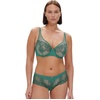 image:imageSimone Perele Saga Sheer Plunge BraGarden Green