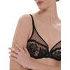 image:imageSimone Perele Womens Intrigue Sheer PlungeBlack