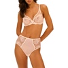 image:imageSimone Perele Womens Intrigue Sheer PlungeSakura Pink