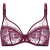 image:imageSimone Perele Womens Singuliere Sheer PlungeSyrah