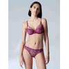 image:imageSimone Perele Womens Singuliere Sheer PlungeSyrah