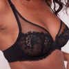 image:imageSimone Perele Womens Wish Sheer PlungeBlack