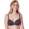 image:imageSimone Perele Promesse 3D Plunge Racerback Bra 32C Anthracite