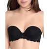 image:imageSimone Perele Womens Celeste Strapless Plunge Smooth Cup BraBlack