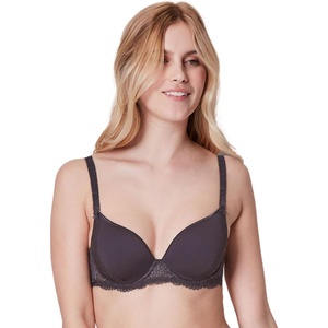 image:imageSimone Perele Promesse 3D Plunge Racerback Bra 32C Anthracite