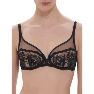 image:imageSimone Perele Womens Intrigue Sheer PlungeBlack