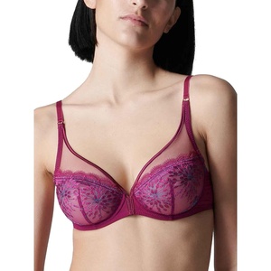 image:imageSimone Perele Womens Singuliere Sheer PlungeSyrah