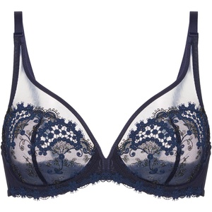 image:imageSimone Perele Womens Wish Sheer Plunge Saphire 34D