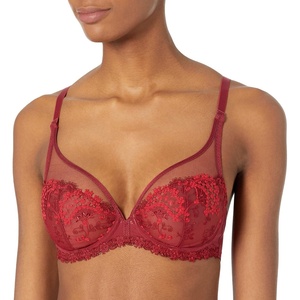 image:imageSimone Perele Womens Wish Sheer PlungeWine