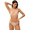 image:imageDelice Plunge Bra  Topaz Beige Full Coverage