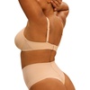 image:imageSimone Perele Womens Essentiel Multiposition Convertible Unlined Bra 13V317 Peau Rose 40C