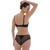 image:imageSimone Perele Womens Delice Sheer PlungeBlack