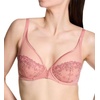 image:imageSimone Perele Womens Delice Sheer PlungeSmokey Pink