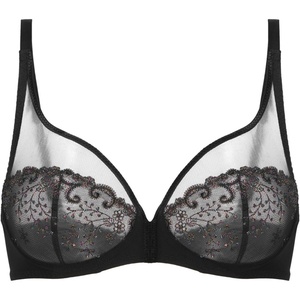 image:imageSimone Perele Womens Delice Sheer PlungeGemBlack